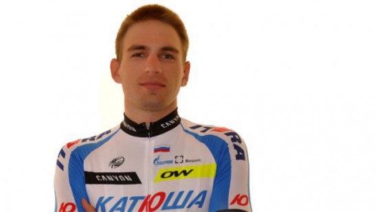 SUSPENDERT: En av de utestengte rytterne, Andrej Lukonin. Foto: Katusha Team.