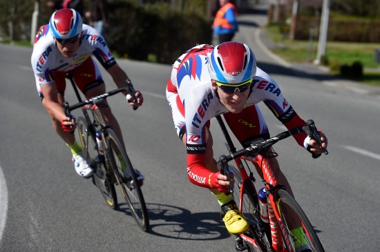 Cycling: 39th 3 Days De Panne 2015 / Stage 1 BYSTROM Sven Erik (NOR)/ KRISTOFF Alexander (NOR)/ De Panne - Zottegem (201,6Km)/ Daagse Jours / Rit Etape © Tim De Waele