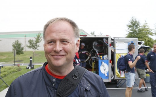 Richmond, USA 20150925. Pressekonferanse med de norske sykkelherrene. Stein Ørn sier at Kristoff er bedre enn noen sinne. Foto: Terje Pedersen / NTB scanpix