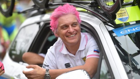 <b>EKSENTRISK:</b> Oleg Tinkov har lagd mye lyd i sykkelsporten de siste årene. Etter 2016-sesongen er det imidlertid slutt. Foto: Tim de Waele (©TDWSport.com)