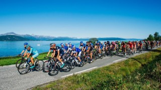 <b>DEBUTANTER:</b> Team Sky har ikke syklet Arctic Race of Norway tidligere. Nå varsler det britiske storlaget at tiden er inne.  AFP PHOTO/JONATHAN NACKSTRAND