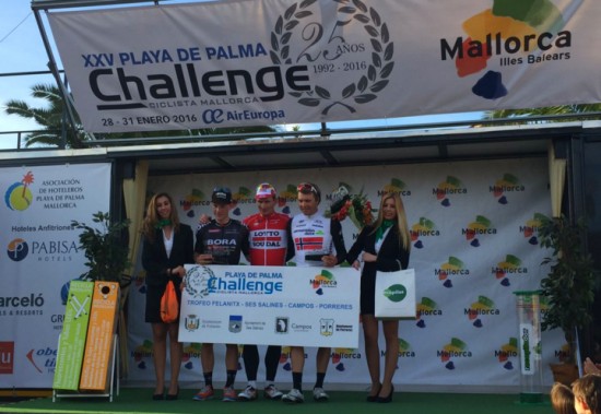 PÅ PODIET: Edvald Boasson Hagen åpnet sesongen med en tur på podiet. FOTO: Dan Erik Hansen