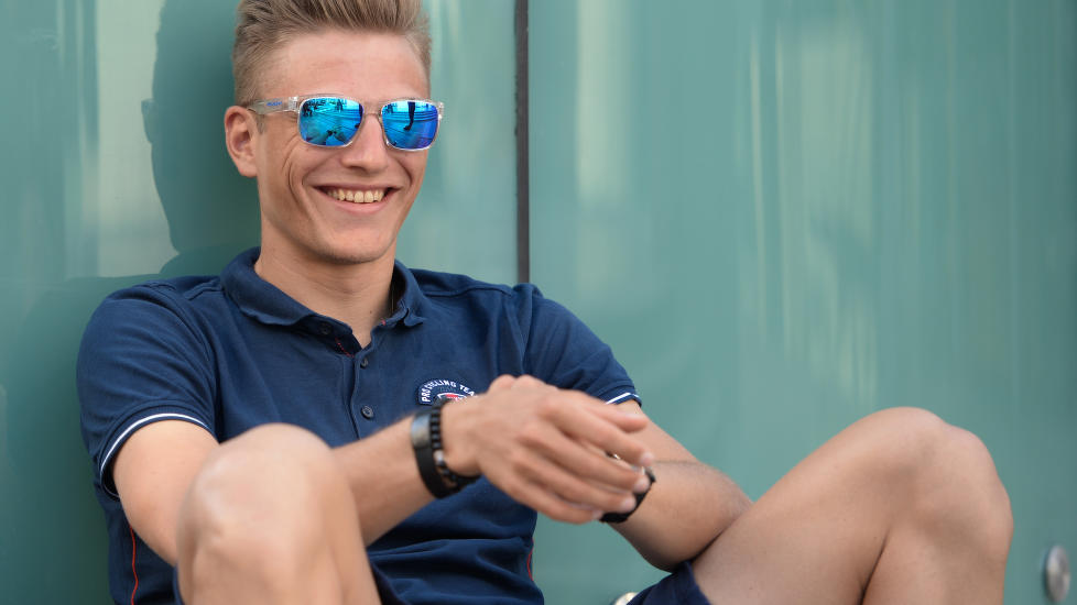 SMILET TILBAKE I DUBAI: Marcel Kittel tok sin første seier i Etixx-drakta under Dubai Tour, onsdag. FOTO: Artur Widak/SIPA USA