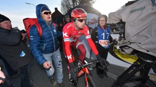 NUMMER TO: Alexander Kristoff fikk aldri muligheten til å spurte om seieren i Kuurne-Brussel-Kuurne. Samarbeidet i feltet var for dårlig til at Jasper Stuyven kunne bli hentet. Foto: Tim de Waele (©TDWSport.com)