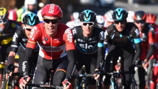 FØR VELTEN: Stig Broeckx var meget sterk i søndagens Kuurne-Brussel-Kuurne, men dagen ble ødelagt av en uoppmerksom motorsyklist. Foto: Tim de Waele (©TDWSport.com)