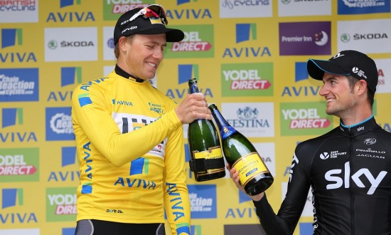 HERLIG SEIER: Edvald Boasson Hagen tilbake i lekent sykkelhumør, og det rett før VM. Foto: Tim De Waele (©TDWSport.com)
