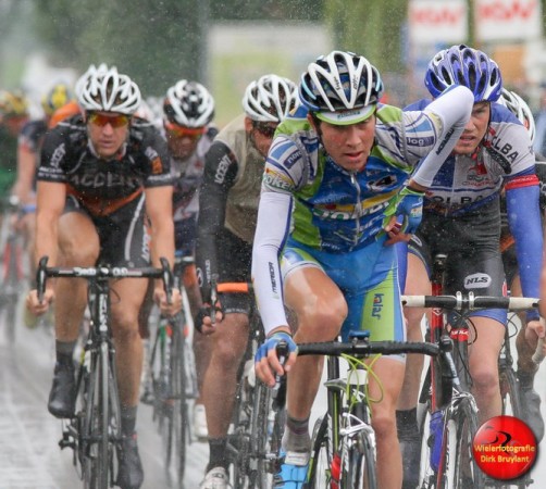 SYKKELMILJØET: Sondre Sørtveit ønsker å fortsette og være en del av sykkelmiljøet, selv om han har lagt opp. Her fra hans tid i Team Joker. Foto: Dirk Bruylant