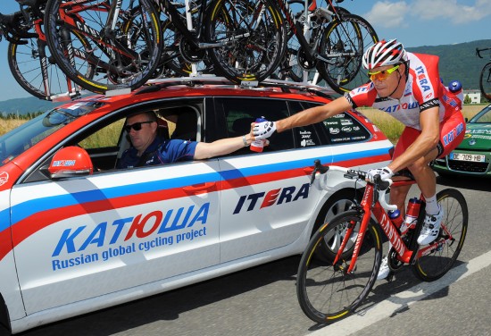 FÅT FORTSETTE: Torsten Schmidt og Alexander Kristoff. Her avbildet under Tour de Suisse i 2014. Foto: Tim de Waele (©TDWSport.com)