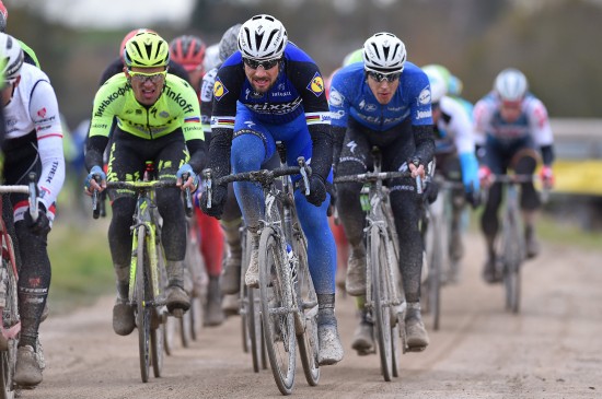 GJORDE EN JOBB FOR TERPSTRA: Tom Boonen leverte god innsats underveis på etappen, og ble til slutt nummer seks. FOTO: Tim De Waele/TDWSPORT.COM