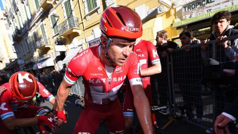 TAKK FOR HJELPEN: Jacopo Guarnieri gjorde alt man kan forvente av en hjelper under lørdagens Milano-Sanremo. Han er likevel nødt til å innrømme at Alexander Kristoff var for dårlig plassert da avgjørelsen skulle falle. FOTO: Tim De Waele/TDWSPORT.COM