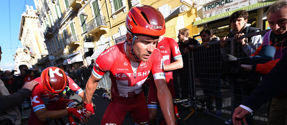 TAKK FOR HJELPEN: Jacopo Guarnieri gjorde alt man kan forvente av en hjelper under lørdagens Milano-Sanremo. Han er likevel nødt til å innrømme at Alexander Kristoff var for dårlig plassert da avgjørelsen skulle falle. FOTO: Tim De Waele/TDWSPORT.COM