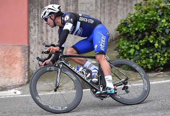 COLOMBIANSK POWER: Fernando Gaviria var nære å vinne et monument allerede under årets Milano-Sanremo. Foto: Tim de Waele (©TDWSport.com)