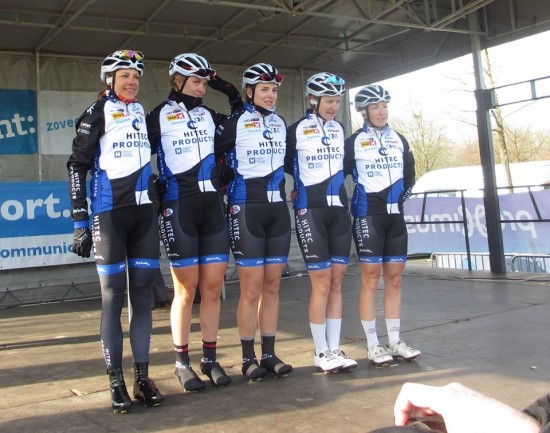 BEDRE: Omloop van het Hageland ble en bedre opplevelse for Hitec-jentene da laget jobbet bedre sammen underveis. Foto: Francis Mersy