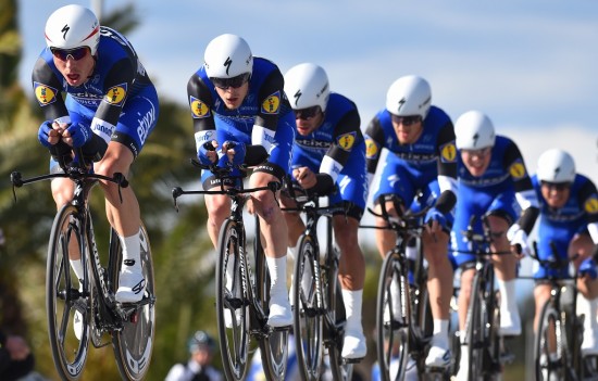 VINNER PÅ LAGTEMPO? Etixx-laget og Zdenek Stybar kan vinne Tirreno-Adriatico. Lenge leve snøen. Foto: Tim de Waele (©TDWSport.com)