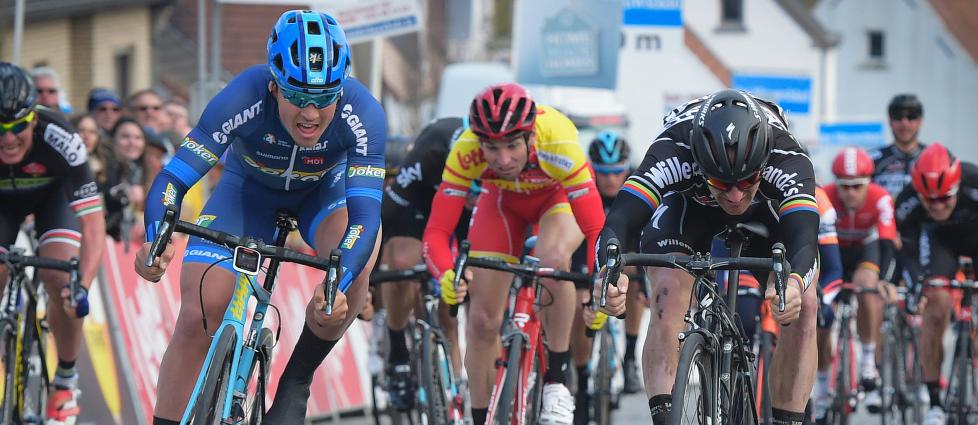STORTALENT: Kristoffer Halvorsen er en av flere U23-talenter i Team Jokers rekker. Etter å ha landet en ny hovedsponsor vurderer laget på nytt å oppgradere satsingen sin.  / AFP PHOTO / BELGA / DAVID STOCKMAN