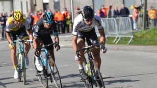 DET AVGJØRENDE RYKKET: Da Peter Sagan, Michal Kwiatkowski og etter hvert Sep Vanmarcke støtet seg vekk fra favorittgruppen, var det ingen vei tilbake for de bal. Foto: Tim de Waele (©TDWSport.com)