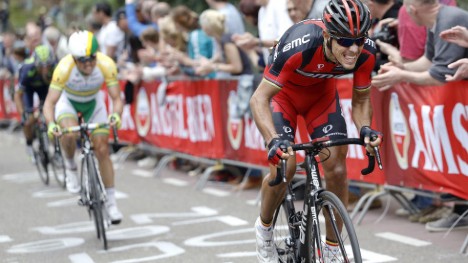 ANGRIPER ALLTID: Philippe Gilbert setter alltid standarden opp Cauberg, og det er her han har avgjort rittet i sine tre seire. FOTO: Tim de Waele (TDWSport.com)