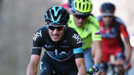 I SUPERFORM: Sergio Henao klatret best av samtlige under Baskerland rundt. Han får ikke starte La Flèche Wallonne fordi UCIs antidopingstiftelse har åpnet etterforskning etter funn av unormale blodverdier i hans bilogiske pass. FOTO: Tim De Waele/TDWSPORT.COM