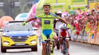 MISTER FLANDERN RUNDT: Maciej Bodnar kan ikke hjelpe Peter Sagan i Flandern rundt etter at han skadet seg på trening lørdag. Foto: Grzegorz Momot (Scanpix/Epa)