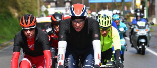 <b>VISTE STYRKE:</b> Sol, regn, snø og sludd møtte rytterne i søndages batalje i Liège. Det var ikke nok til å stanse Vegard Stake Laengen, men giroeventyret hans er det nå satt en effektiv stopper for. FOTO: Tim De Waele/TDWSPORT.COM