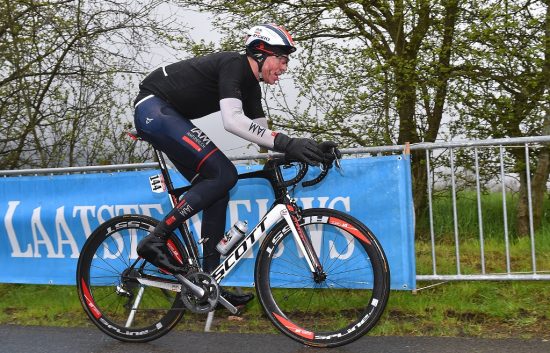 MASKIN: Vegard Stake Laengen, mannen som er laget for en tøff dag på sykkelsetet. Når resten ser ut til å ha kjørt en runde i vaskemaskinen så gløder Stakan. FOTO: Tim de Waele (TDWSport.com)