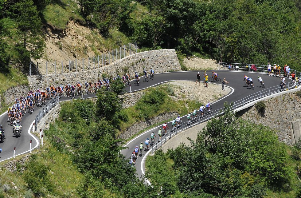 2008: Col du Lombarde ble besøkt av Tour de France på vei til Cuneo. Foto: Tim de Waele (©TDWSport.com)