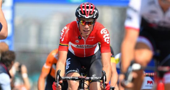 I KOMA: Stig Broeckx ligger i koma etter den stygge ulykken i Baloise Belgium Tour. Foto: LC (©TDWSport.com)