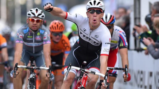 <b>VANT:</b> Giacomo Nizzolo vant den siste etappen i Giro d'Italia. Her fra en tidligere anledning. Foto: Tim de Waele (©TDWSport.com)