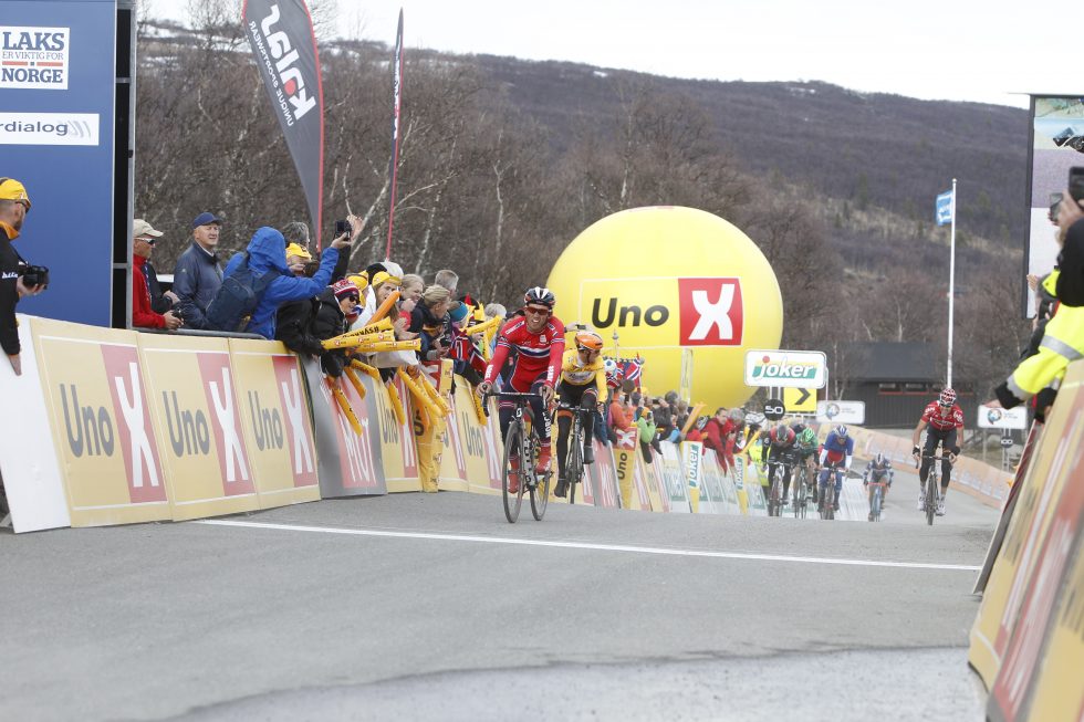 FINALEN: Sondre Holst Enger griper 3.plass på Geilo (foto: Tour of Norway)