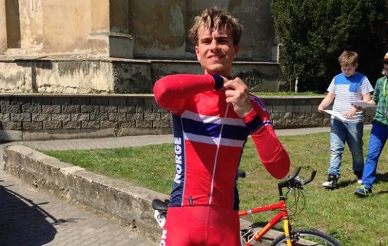 TIL TOPPS PÅ TEMPOEN: Iver Johan Knotten kjørte bra i Fredsrittet. Foto: Norges Cykleforbund