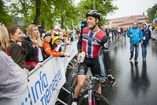 TO GANGER KLASSE: Og plutselig var Tour of Norway en suksess for Edvald Boasson Hagen. Foto: Fredrik Varfjell / NTB scanpix