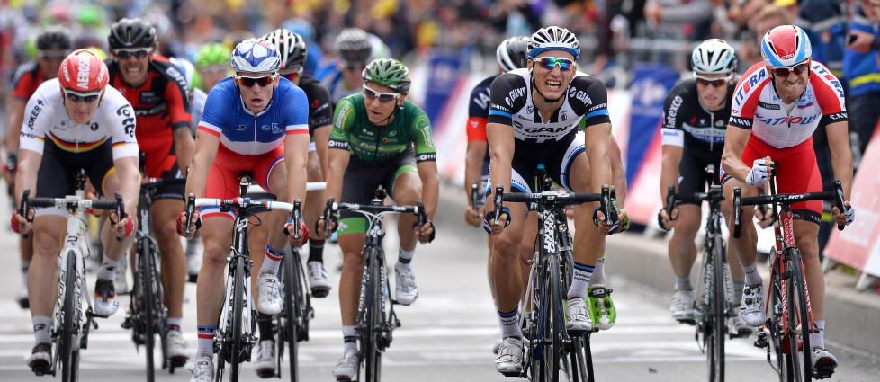 Å, NEI - IKKE DERE IGJEN: André Greipel, Arnaud Demaré, Bryan Coquard og Marcel Kittel er kun noen av konkurrentene Alexander Kristoff får å bryne seg mot i årets Tour de France. FOTO: Tim De Waele/TDWSPORT.COM
