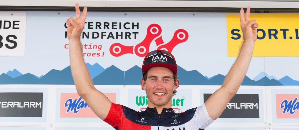 KLAR FOR STOR OPPGAVE: I fjor tok Sondre Holst Enger sin første proffseier under Tour of Austria. Den kommende uka slippes han løs i WorldTour-rittet Critérium du Dauphiné: - Målet er å vinne en etappe, sier 22-åringen. FOTO: EPA/EXPA/REINHARD EISENBAUER