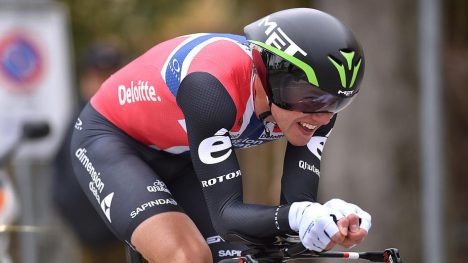 BEHOLDER TRØYEN: Edvald Boasson Hagen vant torsdagens tempo i NM. Foto: Tim de Waele (©TDWSport.com)