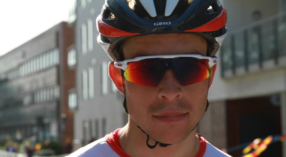 GIKK I BAKKEN: Vegard Stake Laengen lå i en kjempeposisjon, men veltet ut av kampen om NM-gullet. Foto: Jarle Fredagsvik (www.procycling.no)