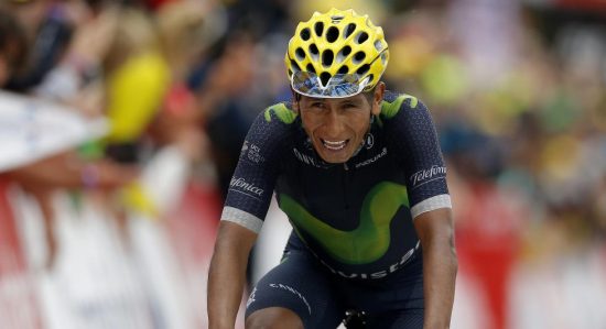 <b>IKKE PÅ TOPP:</b> Nairo Quintana har ikke vært på sitt beste i årets Tour de France, men sier seg likevel fornøyd. Foto: YOAN VALAT (Scanpix/Epa)
