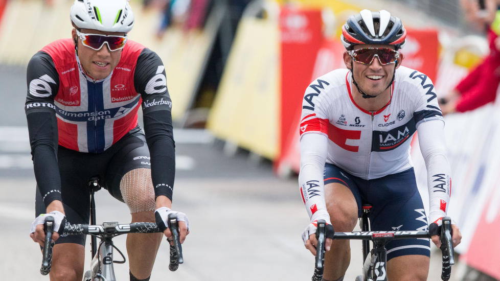 SAMMENLIKNES: IAM-sjef Verbugghe sier Holst Enger minner om Boasson Hagen. Nå håper han Tour-debutanten får skikkelig oppfølging hos sitt nye lag. Foto: Audun Braastad / NTB scanpix