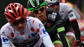 VISTE SEG FREM: Vegard Breen grep sjansen og stakk i brudd på tourens andre etappe. FOTO: AFP PHOTO / Jeff Pachoud
