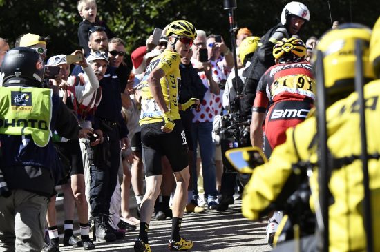 LEGENDARISKE BILDER: Som vil bli vist gang på gang på gang. FOTO: Tim de Waele (TDWSport.com)