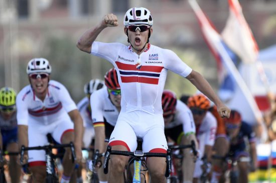IKKE ET GJENNOMBRUDD? Kristoffer Halvorsen slo tilbake etter to sesonger med sykdomstrøbbel og ble U23-verdensmester i Doha