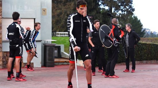 Cycling: Team BMC Racing Team  2017 Greg VAN AVERMAET (BEL) / Injury / Mediaday / Team BMC (Usa)/ ©Tim De Waele