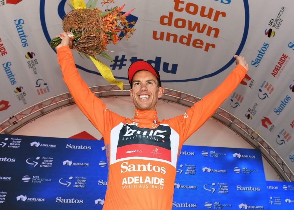 BEST: Ingen har kunnet matche nivået til Richie Porte på stigningene i Tour Down Under. .Foto: EPA/DAN PELED (NTB Scanpix)