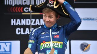 TUNG START: Kristoffer Halvorsen er klargjort foran Tour of Norway
