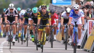 VRAKET: Bryan Coquard (i midten) er utelatt fra Direct-Energies Tour de France-tropp. FOTO: Tim de Waele (TDWSport.com)
