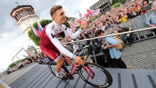 KATUSHA-ALPECIN: Tony Martin kjører på lag med Alexander Kristoff under Tour de France. FOTO: REUTERS/Benoit Tessier