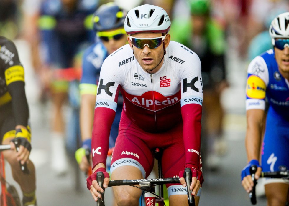 SJANSEN GLAPP: Det så lenge bra ut for Alexander Kristoff på den 16. etappen