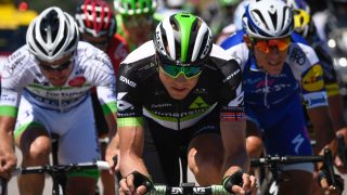 BRUDDKÅT: Edvald Boasson Hagen sikter seg inn på flere timer i brudd under årets Tour de France. Foto: AFP PHOTO / Lionel BONAVENTURE