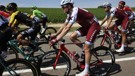 NUMMER 4: Uten et perfekt opptrekk holdt det bare til en fjerdeplass for Alexander Kristoff på etappe 6. Foto: Vegard Wivestad Grøtt / NTB scanpix