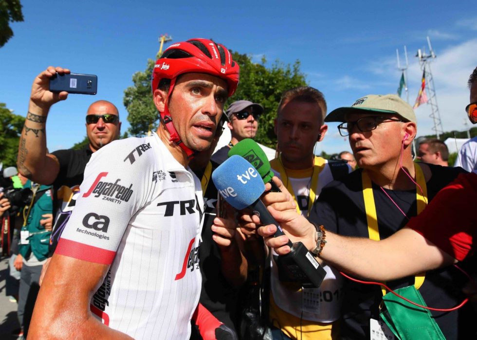 IKKE SLÅTT: Contador kan bli en joker i årets tour. FOTO: Tim de Waele.