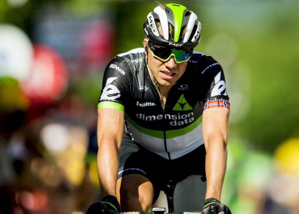 NESTEN: Michael Matthews ble for sterk på den fjortende etappen.